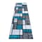 Flash Furniture Turquoise 2' x 7' Color Blocked Indoor Area Rug OKR-RG1110-27-TQ-GG - alternate 3
